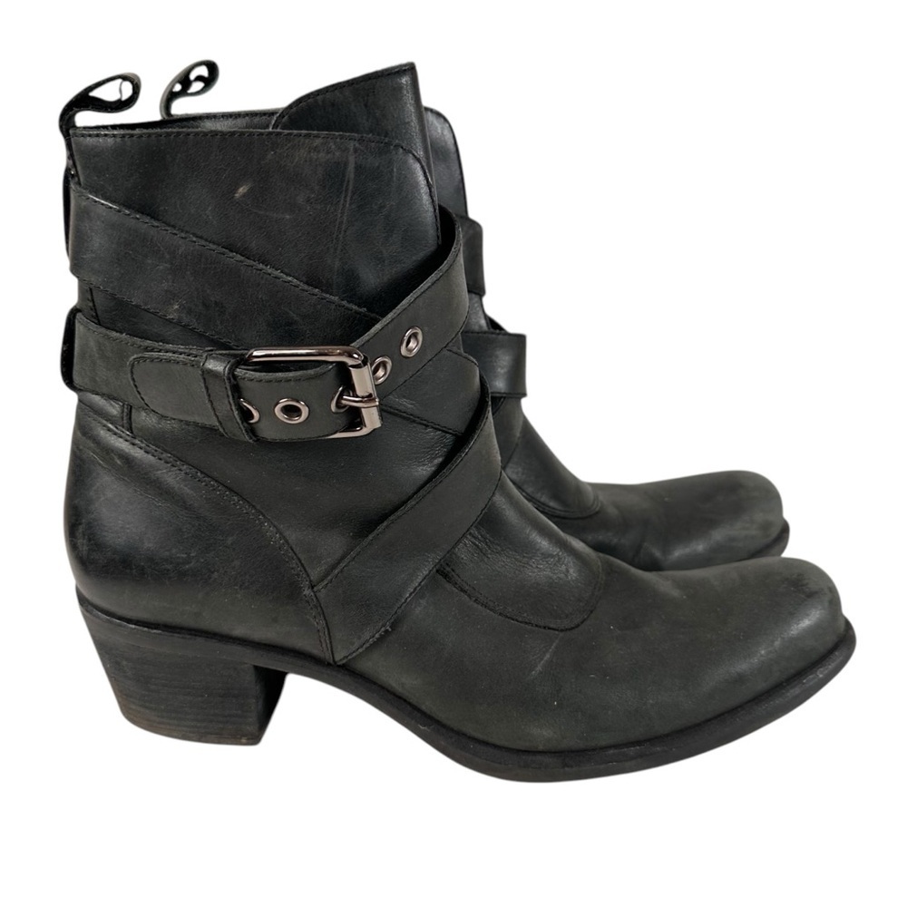 Cole Haan G Series Biker Boots D20533 Women’s 9 Leather Motorcyclecore Biker